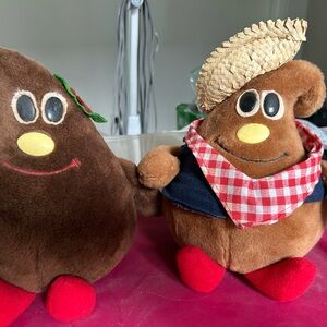 Vintage Nestle  Plush Toys -1984 Milky & Semi-Sweetie